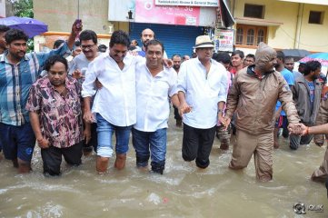Maa Association Flood Relief program At Allwyn Colony